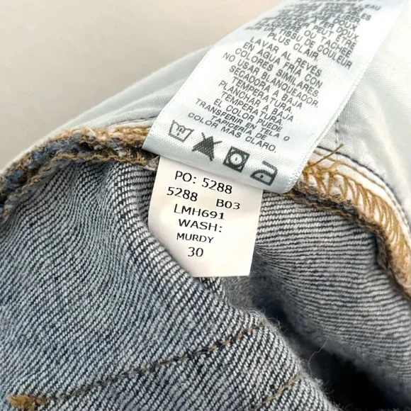 FRAME L'Homme Slim-Fit Denim LMH691 Murdy Wash Jeans $250 MSRP – 30 x 29